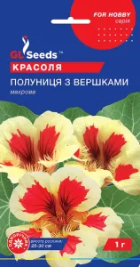 Насіння квітів Красоля (Настурція) Полуниця з вершками