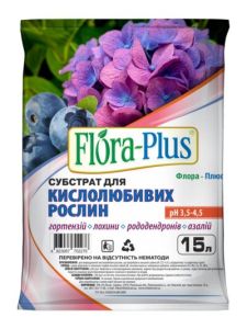 Субстрат Флора плюс для кислолюбивих